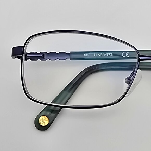 *SOLD* Nine West NW1079 434 Navy Blue Pearl Eyeglasses Frame w/ Flexhinge 54mm - Picture 13 of 15